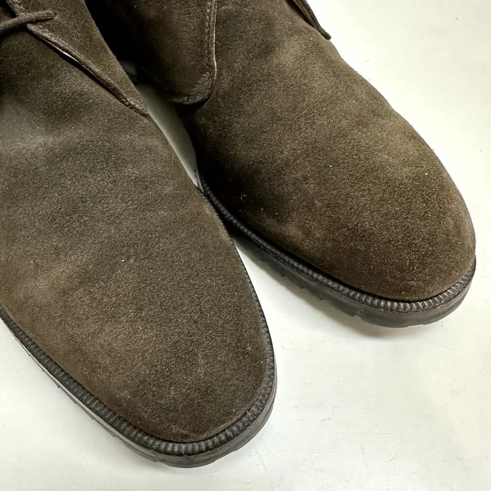 EUC Gravati x Wilkes Bashford Dark Brown Suede Chukka Boots Made in Italy 9.5